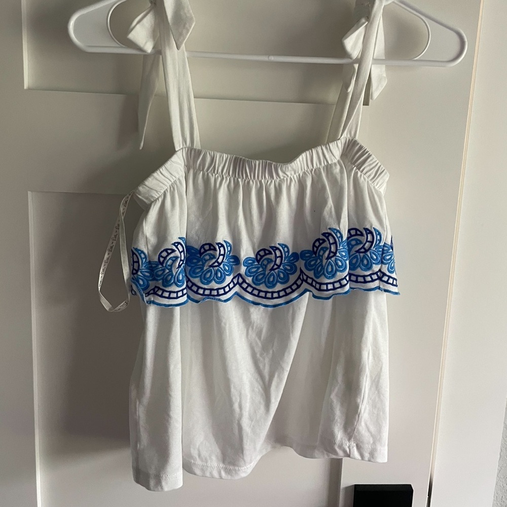 Lilly Pulitzer Benita Scalloped Tank Top Size XXS
